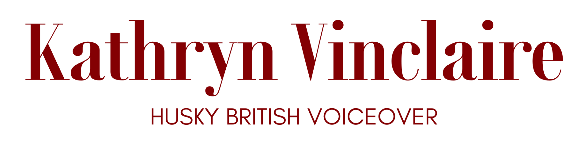 Kathryn Vinclaire - Husky British Voiceover