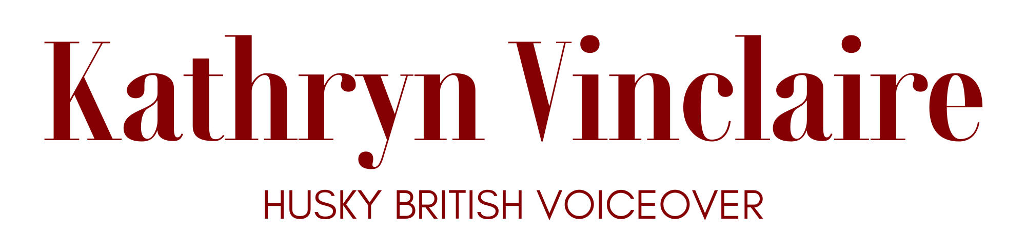 Kathryn Vinclaire - Husky British Voiceover